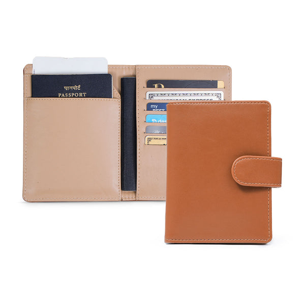 Passport Wallet - Burnt Caramel
