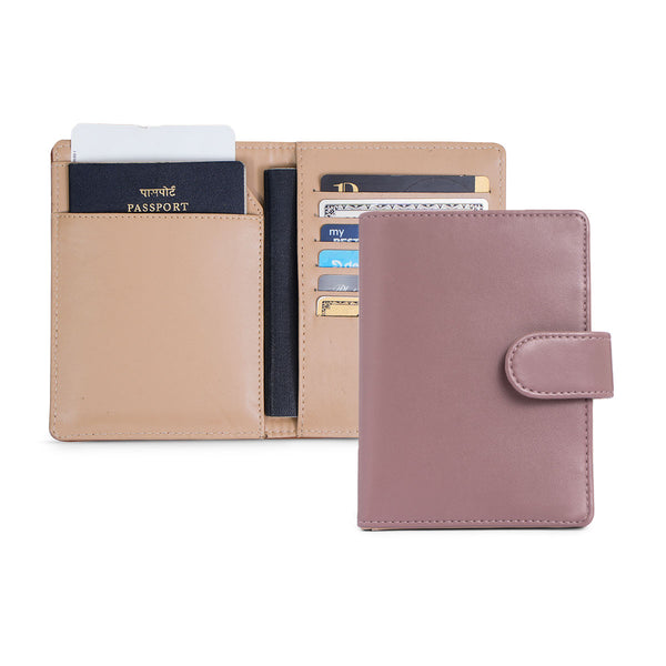 Passport Wallet - Smokey Mauve