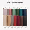 Family Passport Holder with Zipper