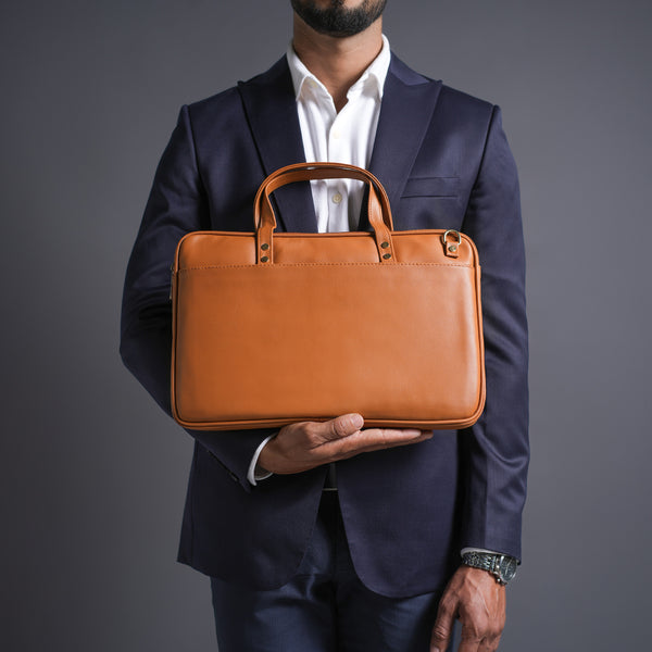 Aero Laptop Bag - Walnut Brown