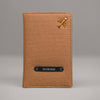Passport Cover- Denim Tan