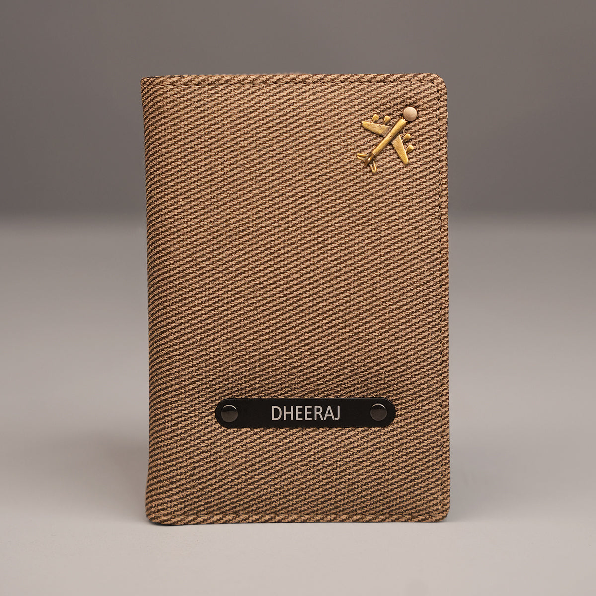 Passport Cover- Denim Mud
