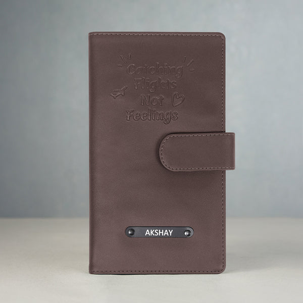 Family Passport Holder - Catching Flights Not Feelings