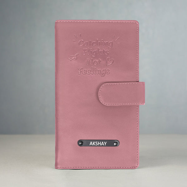 Family Passport Holder - Catching Flights Not Feelings