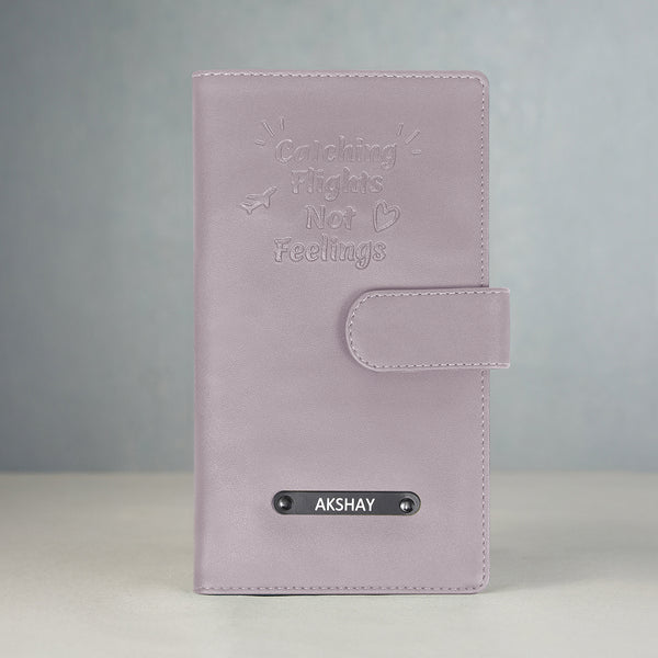 Family Passport Holder - Catching Flights Not Feelings