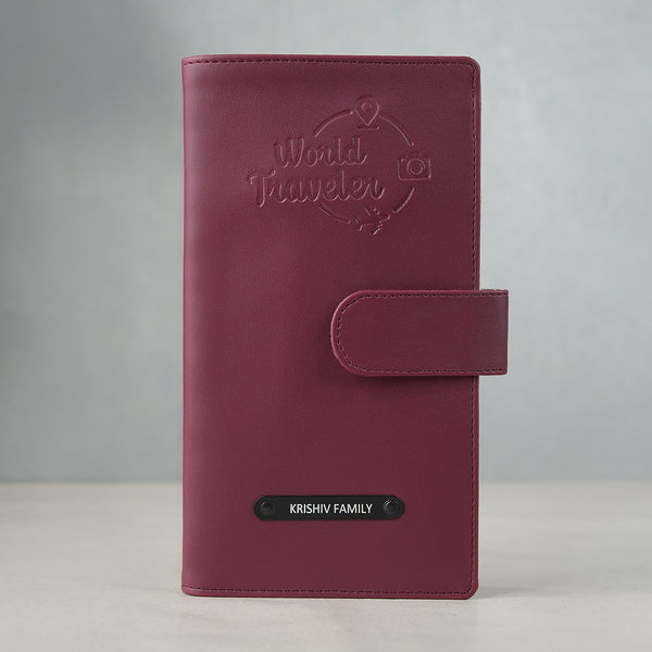 Family Passport Holder - World Traveler