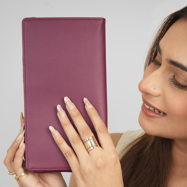 Family Passport Holder with Zipper