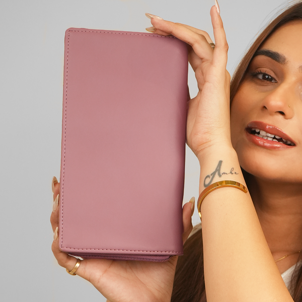 Family Passport Holder with Zipper