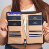 Family Passport Holder with Zipper