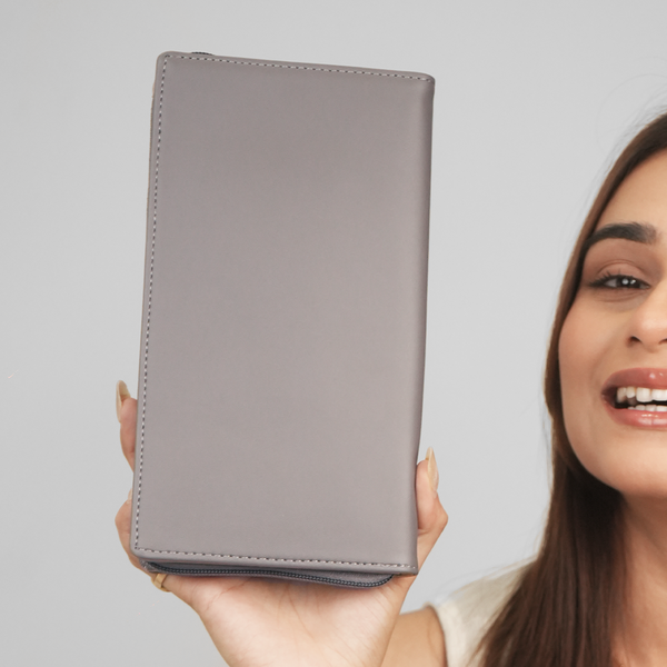 Family Passport Holder with Zipper