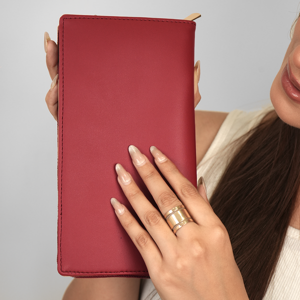 Family Passport Holder with Zipper