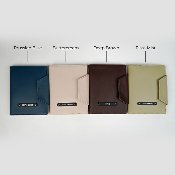 Dual Passport Holder Pack of 4 | Custo