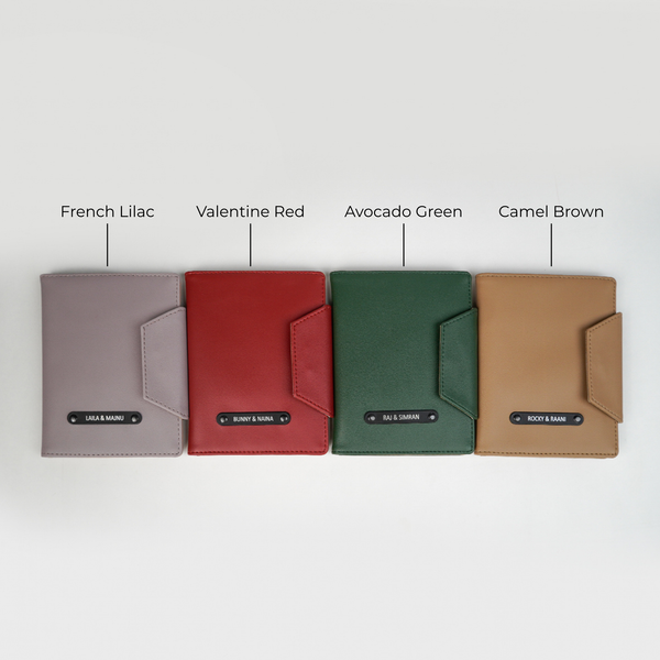 Dual Passport Holder Pack of 4 | Custo