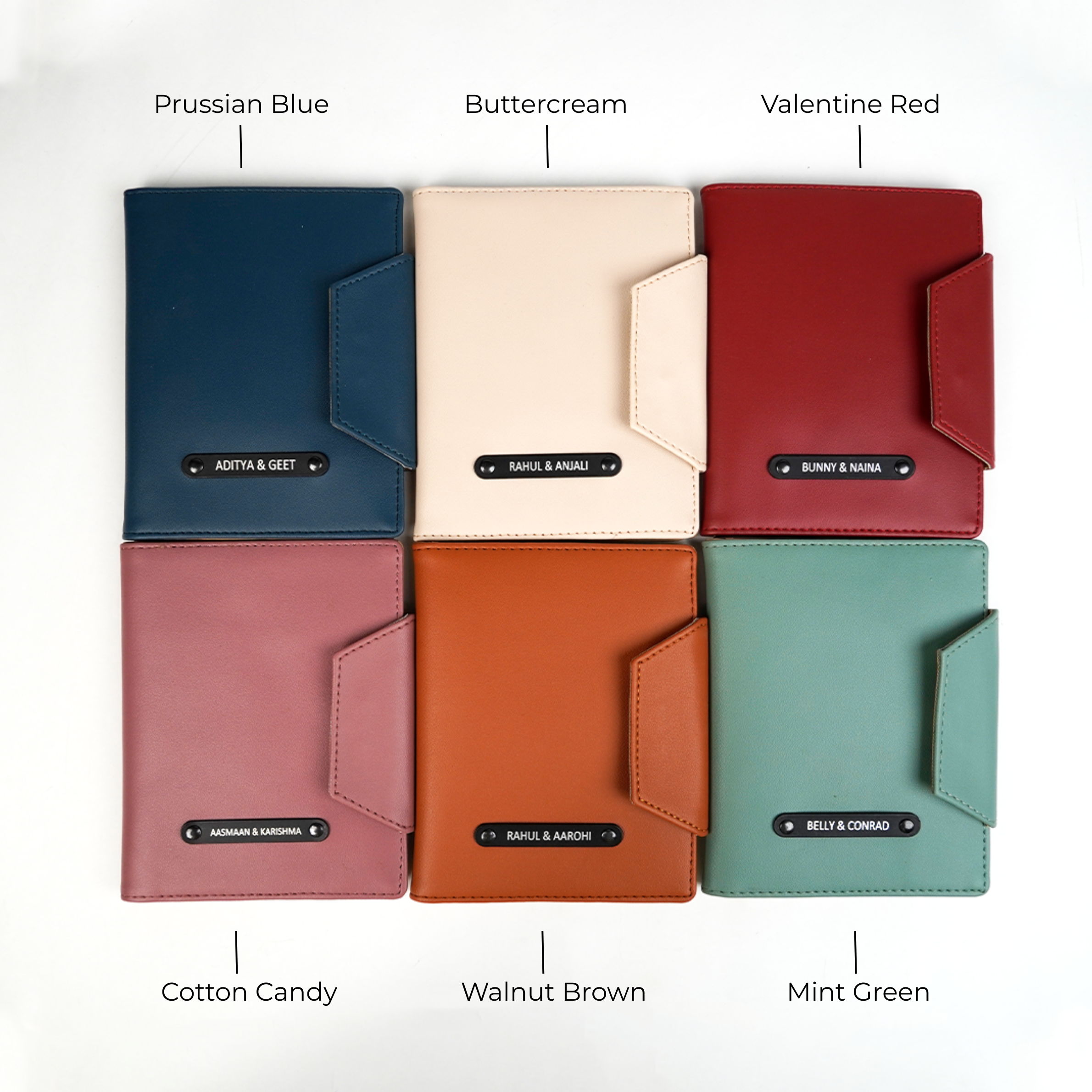 Dual Passport Holder Pack of 6 | Custo