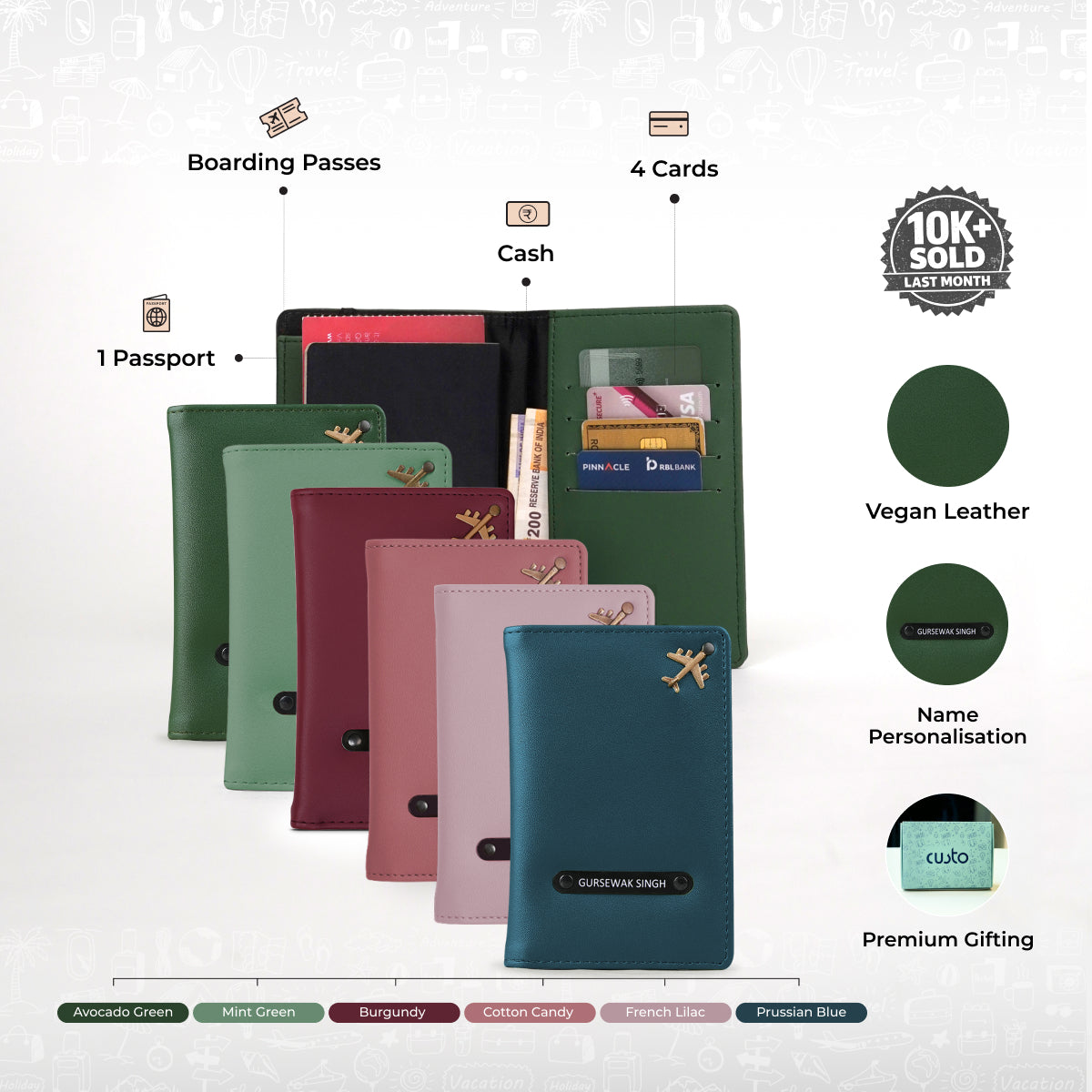 Passport Cover - Pack of 6