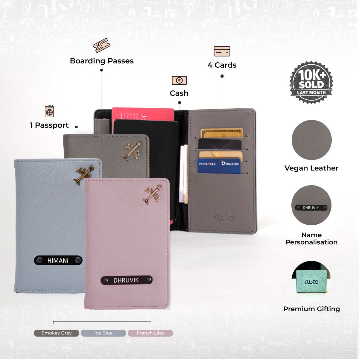 Passport Cover - Pack of 3