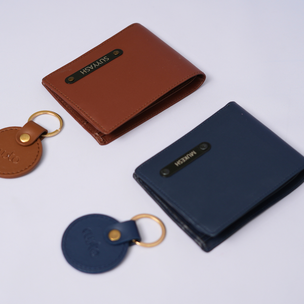 Men's Wallet & Keychain combo