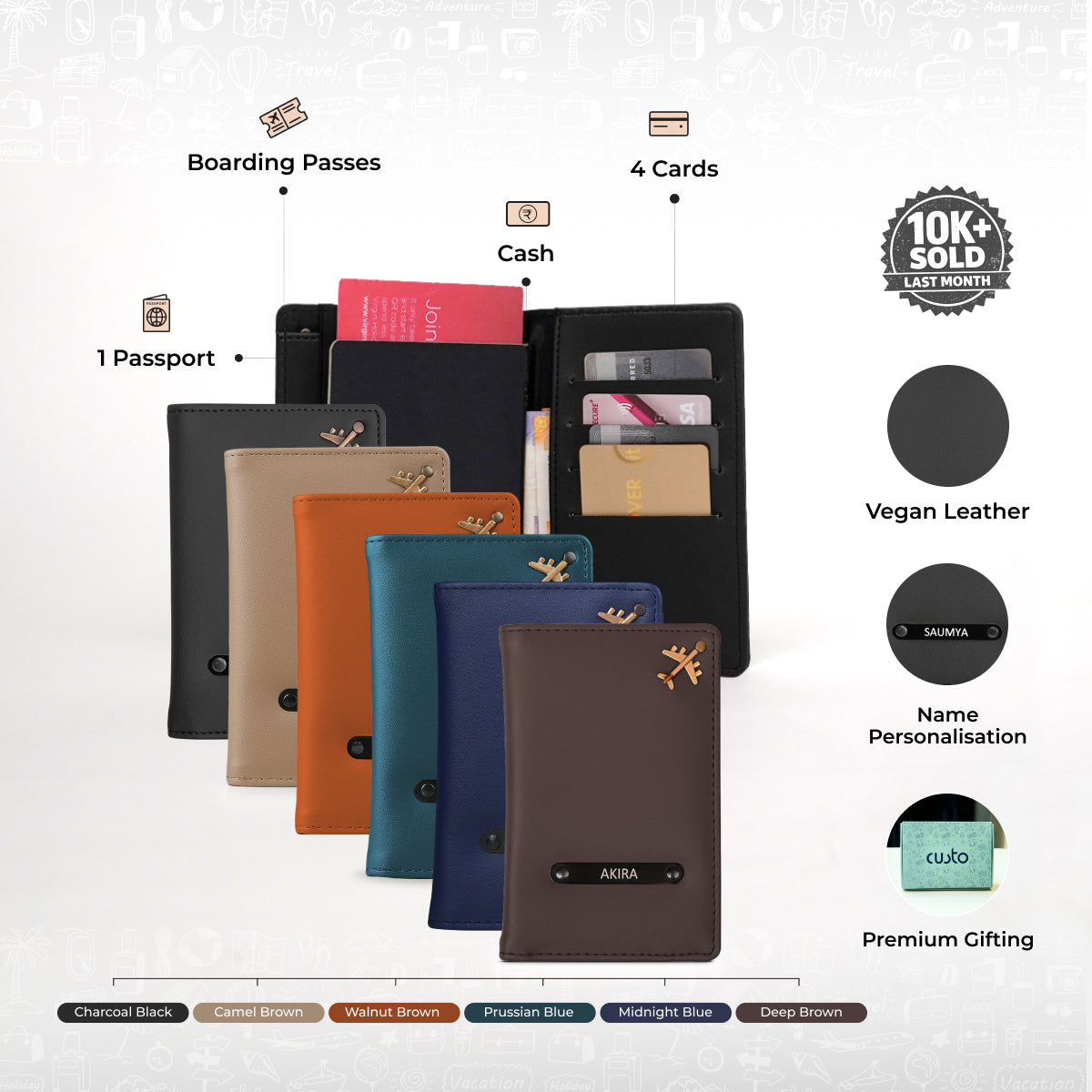 Passport Cover - Pack of 6