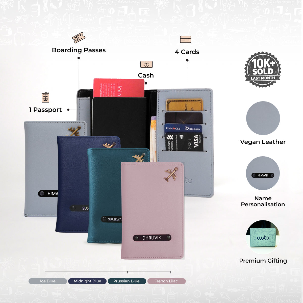 Passport Cover - Pack of 4