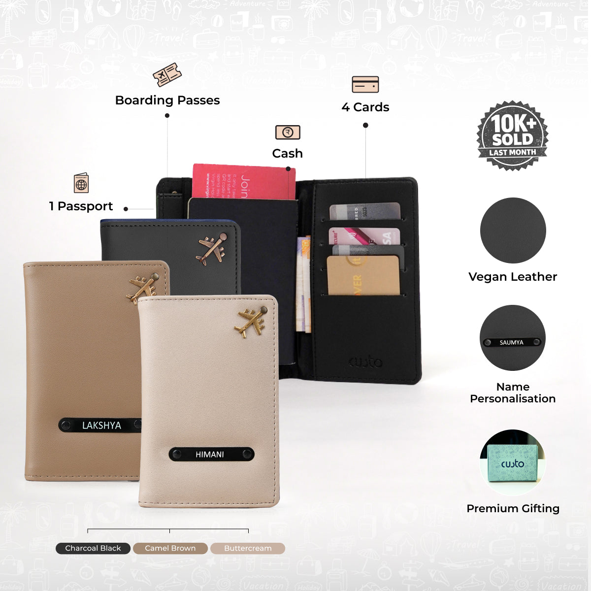 Passport Cover - Pack of 3
