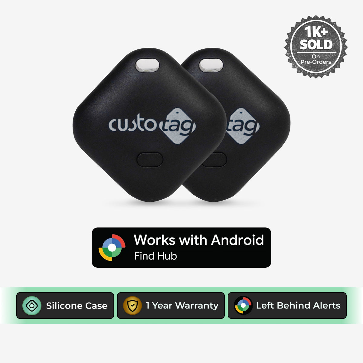 CustoTag for Android - Pack of 2