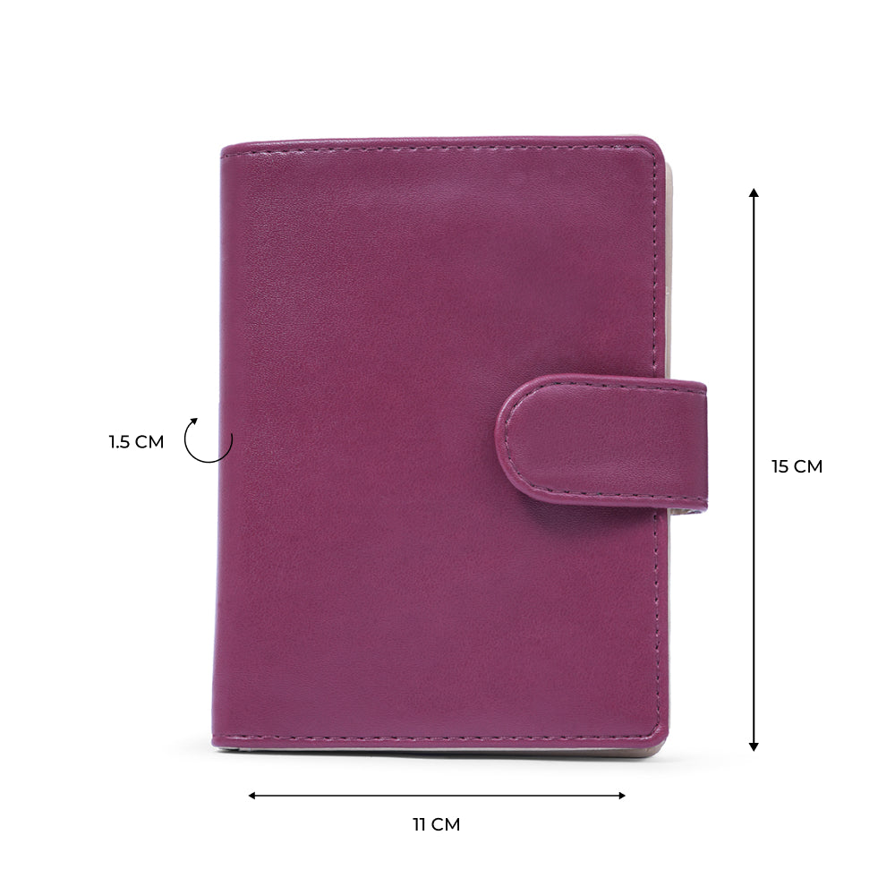 Passport Wallet - Cherry Wine