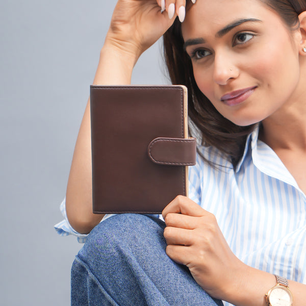 Passport Wallet - Espresso Brown