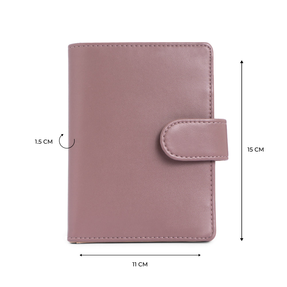 Passport Wallet - Smokey Mauve