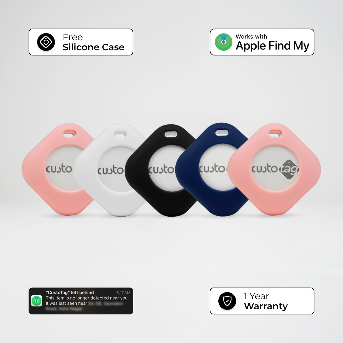 CustoTag - Pack of 5