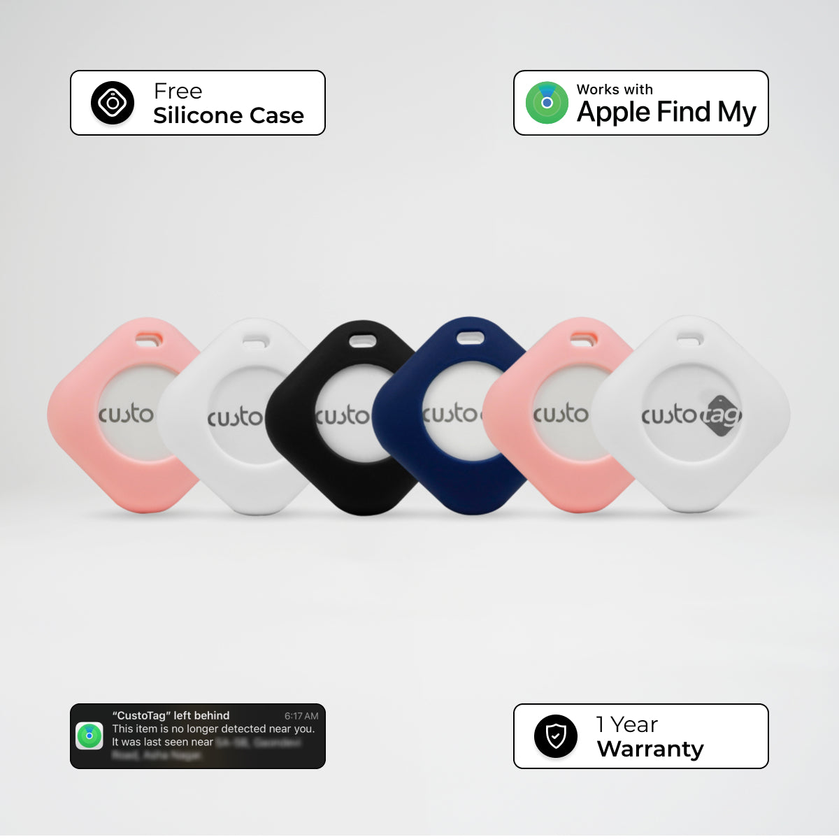 CustoTag - Pack of 6