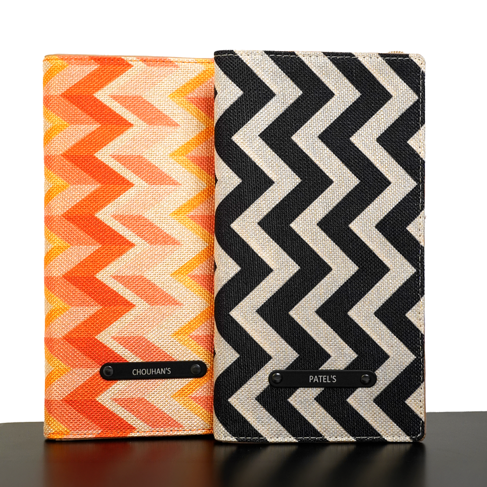 Family Passport Holder with Zipper - Pack of 2