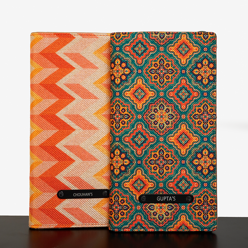 Family Passport Holder with Zipper - Pack of 2