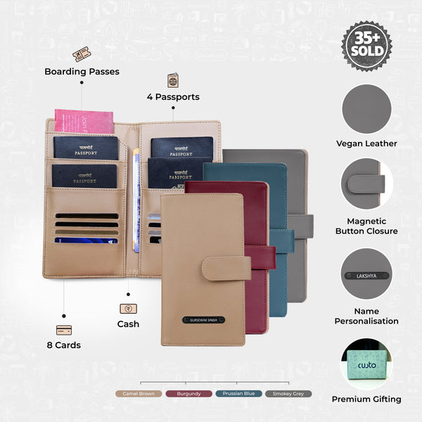 Family Passport Holder - Pack of 4