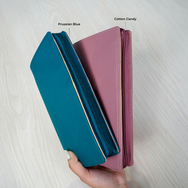 Family Passport Holder with Zipper - Pack of 2
