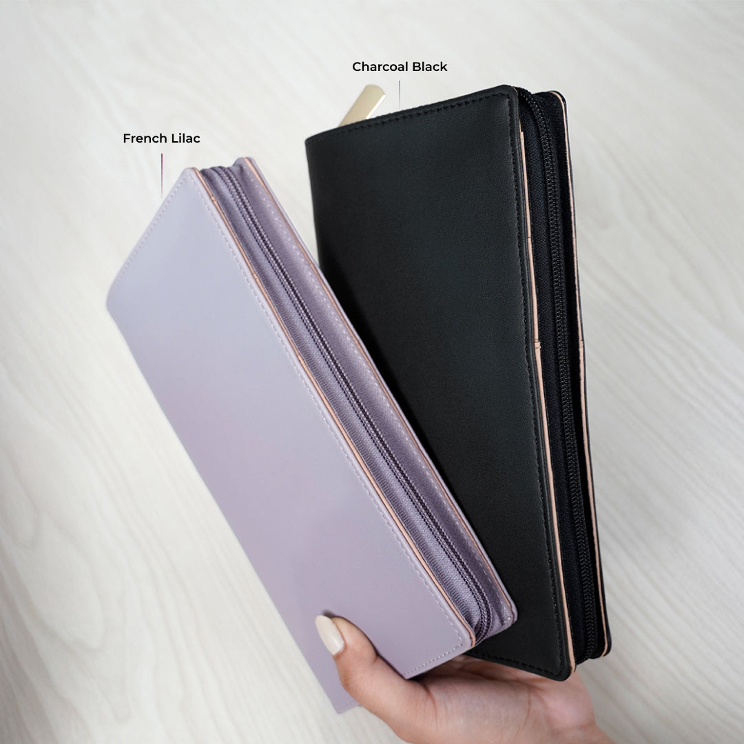 Family Passport Holder with Zipper - Pack of 2
