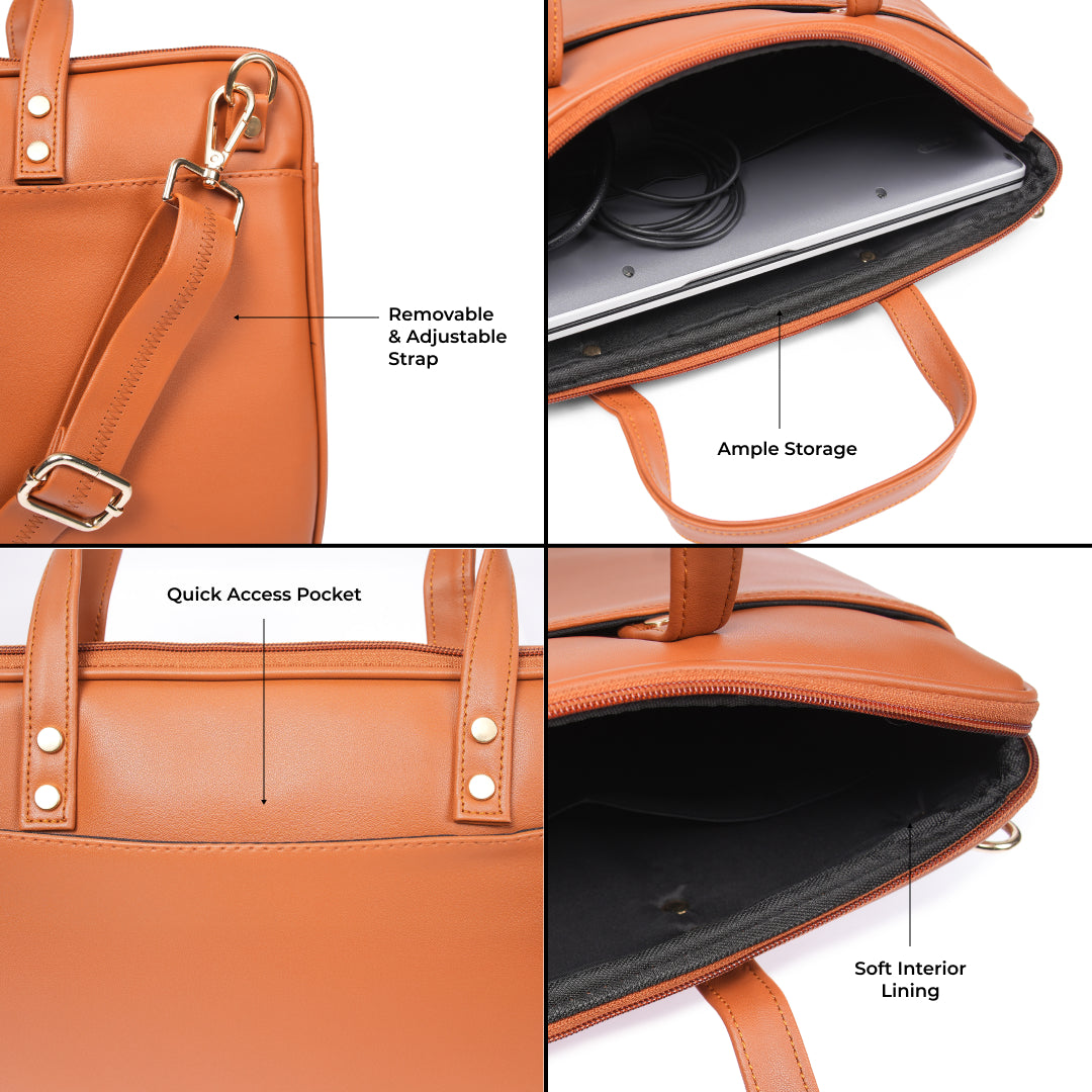 Aero Laptop Bag - Walnut Brown