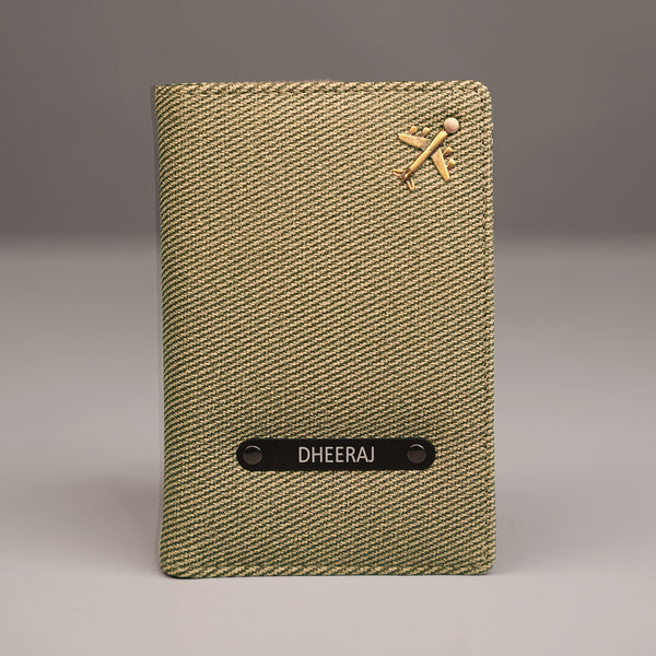 Passport Cover- Denim Mud