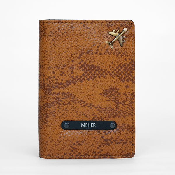 Passport Cover Pack of 1 in Desert Snake | Custo