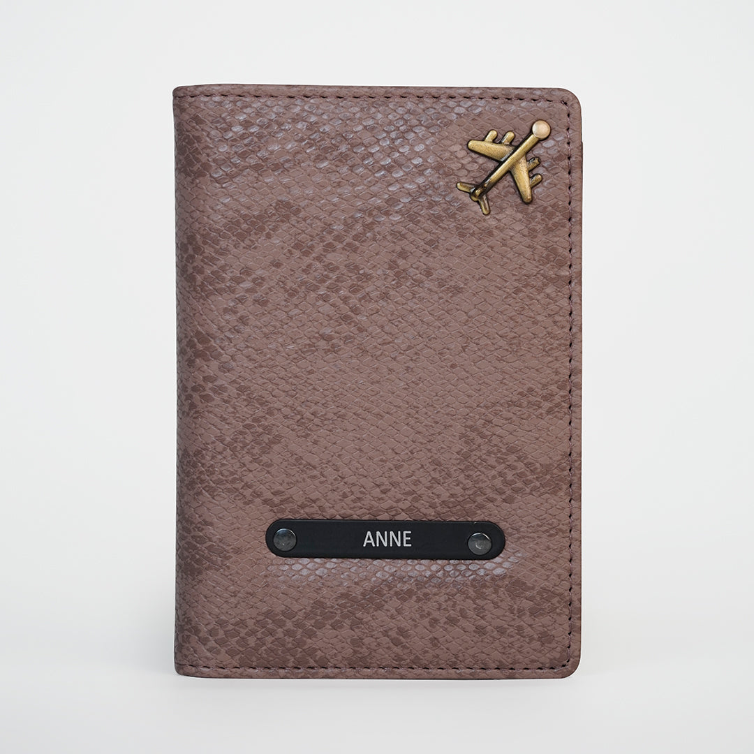 Passport Cover Pack of 1 in Pink Mamba | Custo
