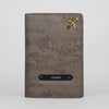 Passport Cover Pack of 1 in Silver Python | Custo