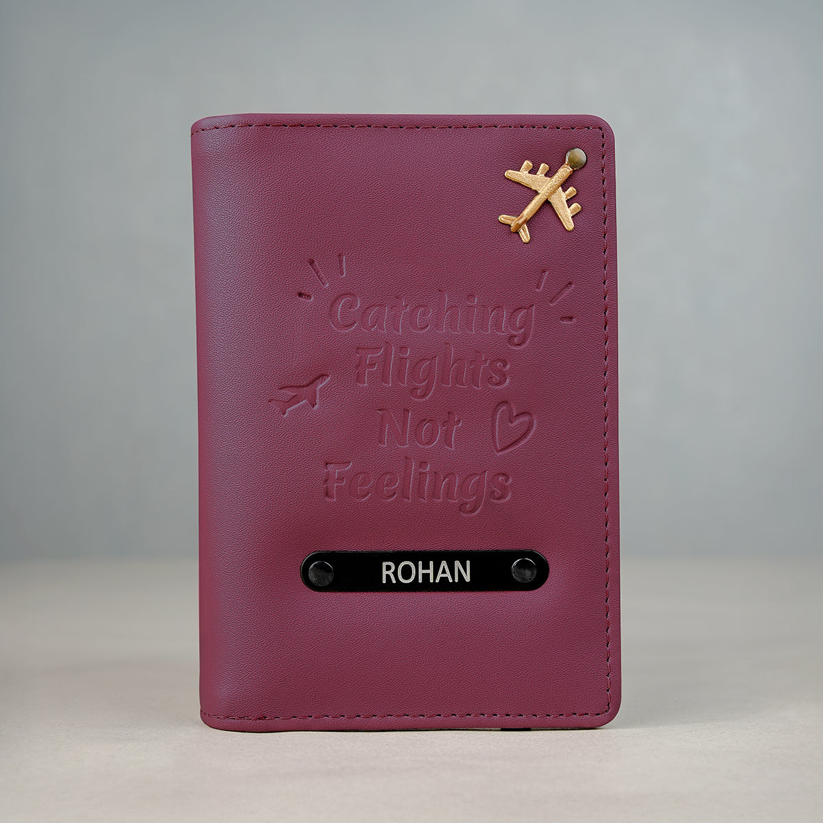 Passport Cover - Catching Flights Not Feelings