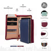 Family Passport Holder with Zipper - Pack of 2