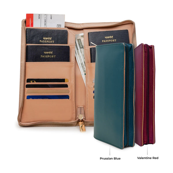 Family Passport Holder with Zipper - Pack of 2