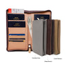 Family Passport Holder with Zipper - Pack of 3