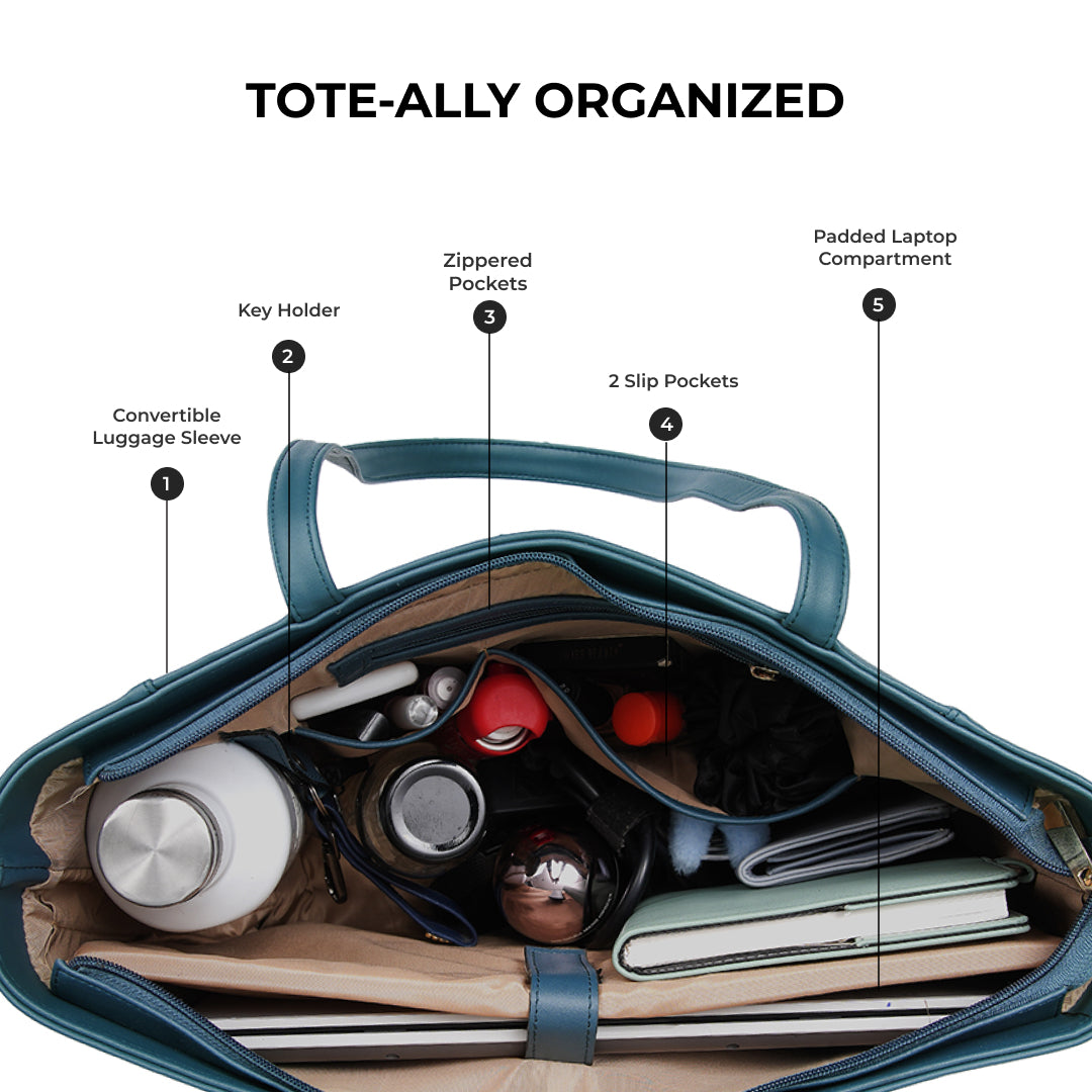 Travel Tote - Prussian Blue