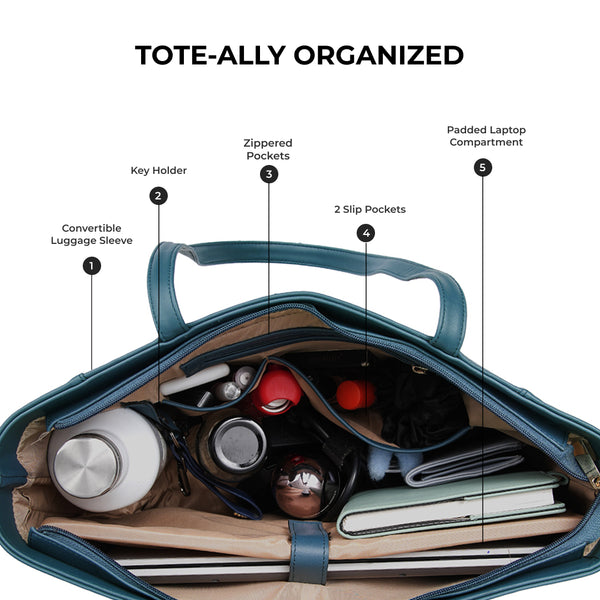 Travel Tote - Prussian Blue
