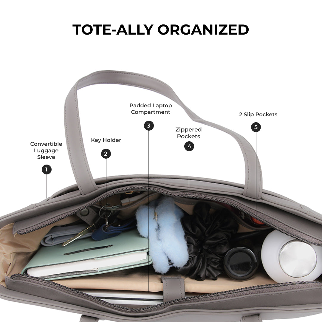 Travel Tote - Smokey Grey
