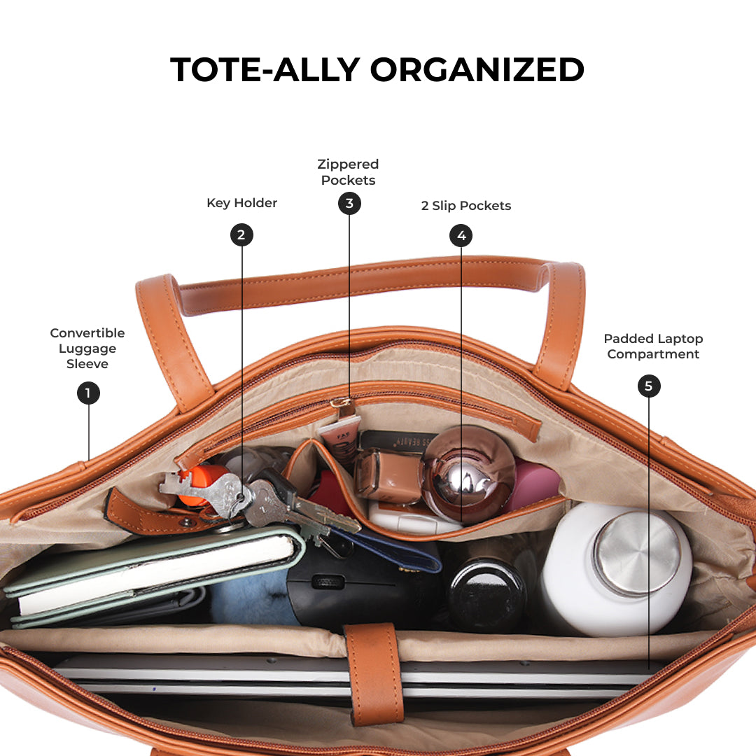 Travel Tote - Walnut Brown