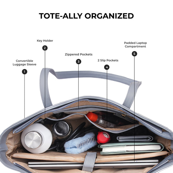 Travel Tote - Ice Blue