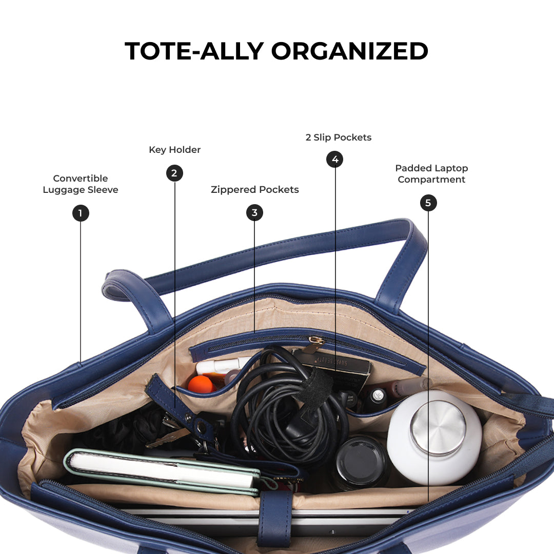 Travel Tote - Midnight Blue